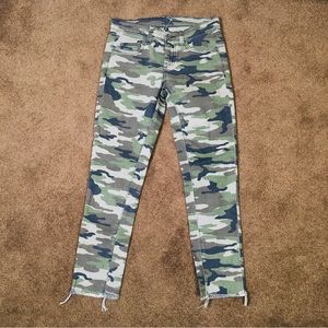 Carmar Camouflage Camo Denim Jeans W 24"  I 26" MSRP $216 New without Tags Raw